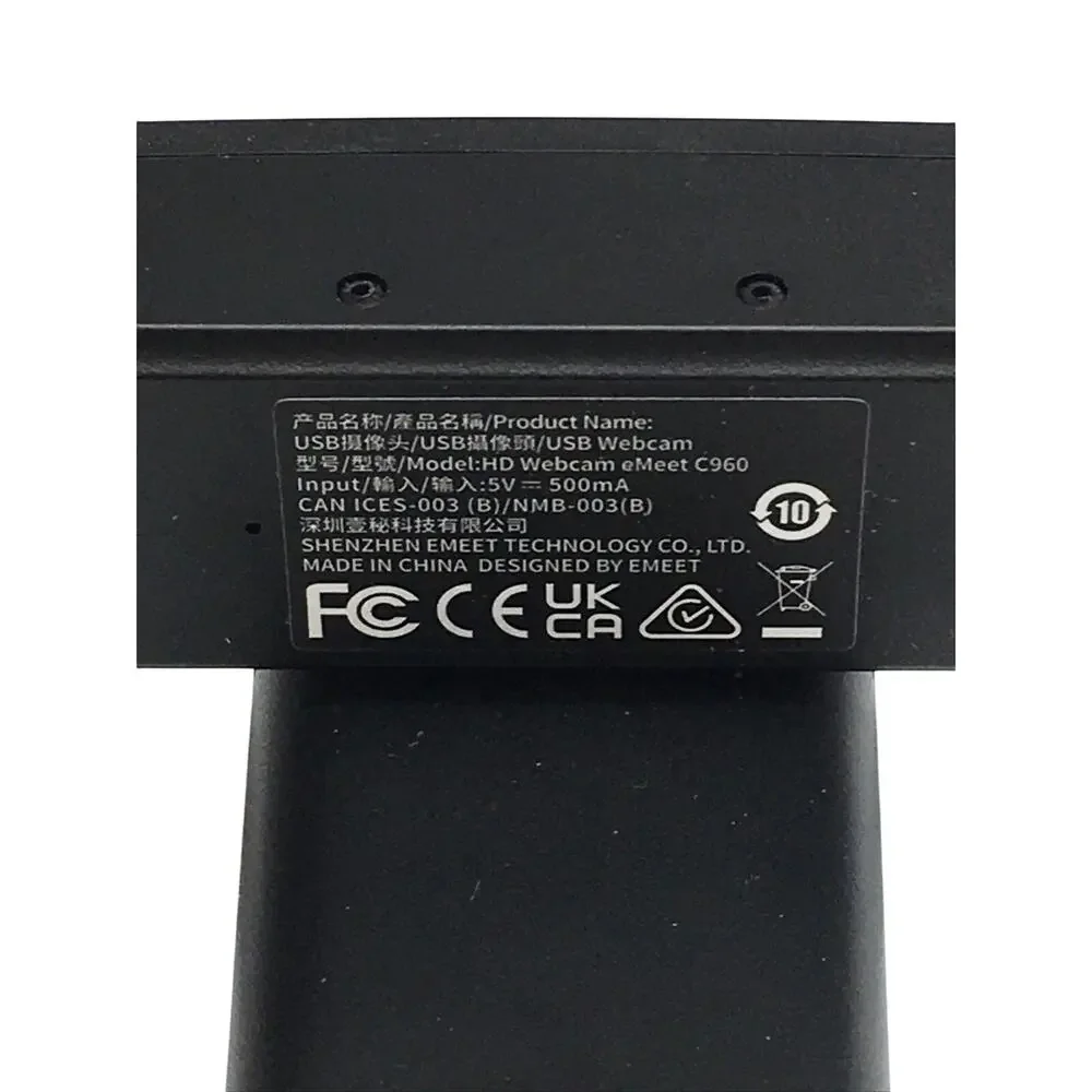 EMEET C960 Black Streaming 1080p Webcam - new